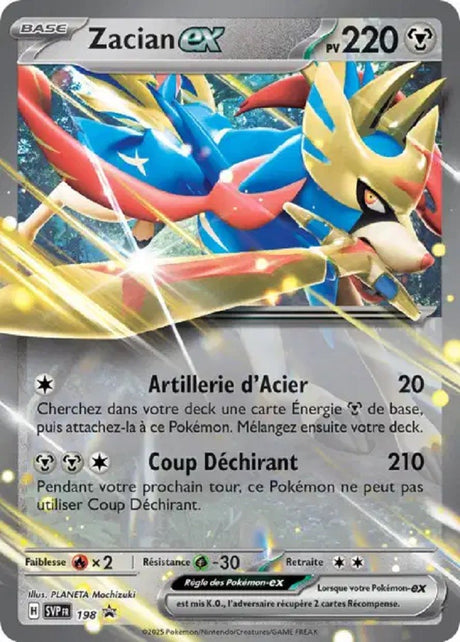 Zacian ex (SVP 198) - Promo Écarlate & Violet - Carte Pokémon