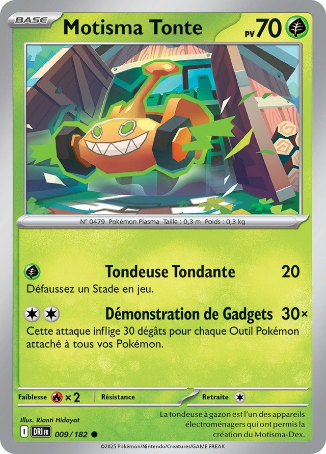 Motisma Tonte (DRI 009) - Rivalités Destinées - Carte Pokémon