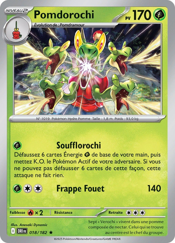 Pomdorochi (DRI 018) - Rivalités Destinées - Carte Pokémon