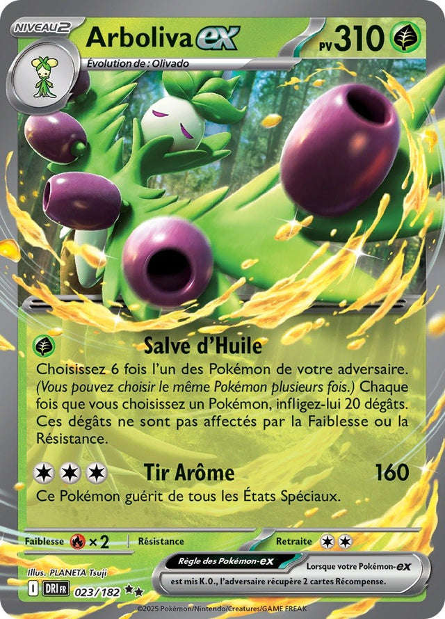 Arboliva ex (DRI 023) - Rivalités Destinées - Carte Pokémon