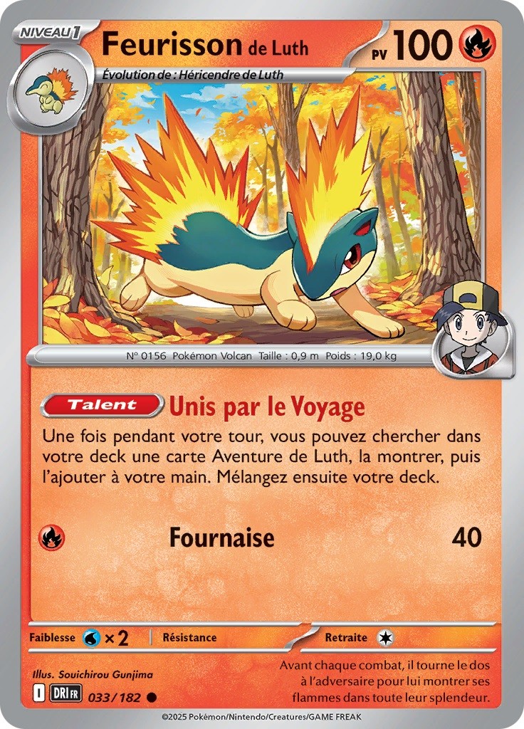 Feurisson de Luth (DRI 033) - Rivalités Destinées - Carte Pokémon