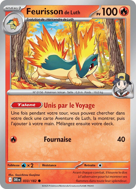 Feurisson de Luth (DRI 033) - Rivalités Destinées - Carte Pokémon