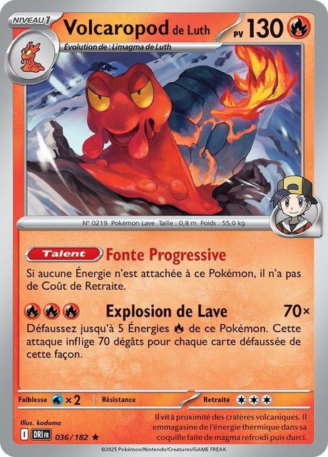 Volcaropod de Luth (DRI 036) - Rivalités Destinées - Carte Pokémon