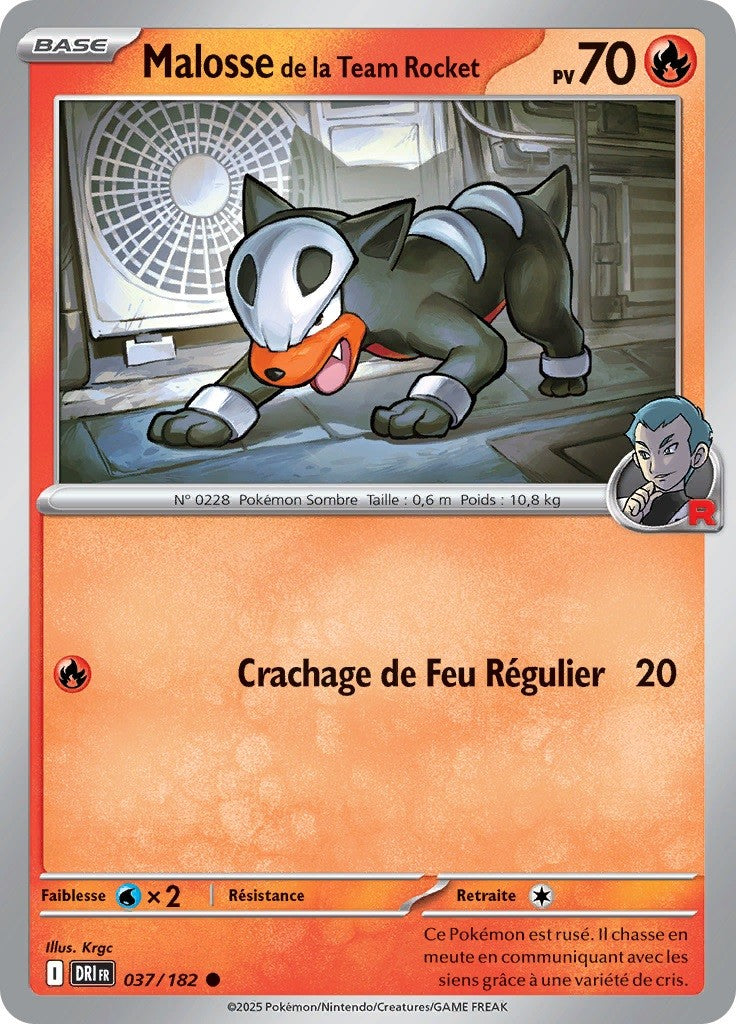 Malosse de la Team Rocket (DRI 037) - Rivalités Destinées - Carte Pokémon
