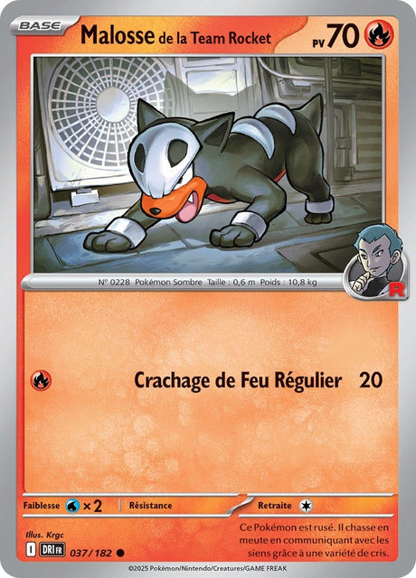 Malosse de la Team Rocket (DRI 037) - Rivalités Destinées - Carte Pokémon
