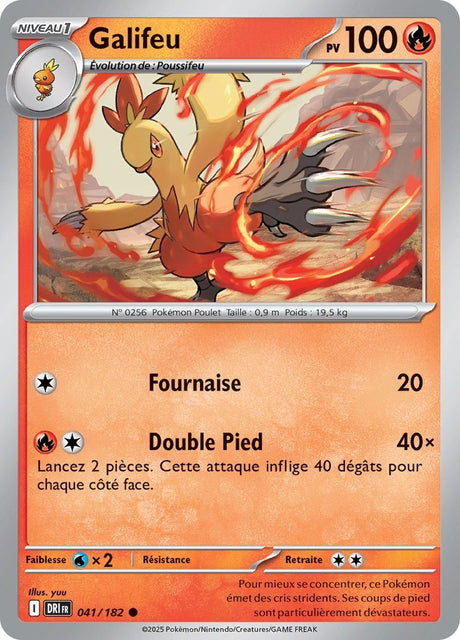 Galifeu (DRI 041) - Rivalités Destinées - Carte Pokémon