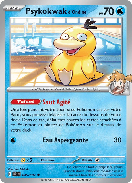 Psykokwak de Ondine (DRI 045) - Rivalités Destinées - Carte Pokémon
