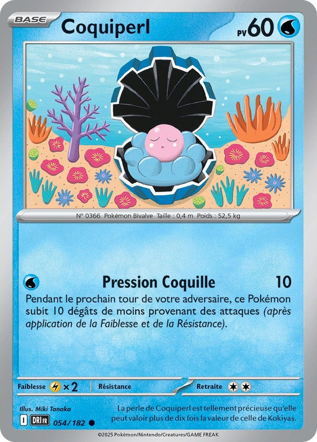 Coquiperl (DRI 054) - Rivalités Destinées - Carte Pokémon