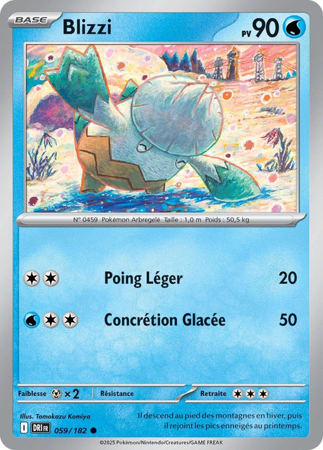 Blizzi (DRI 059) - Rivalités Destinées - Carte Pokémon