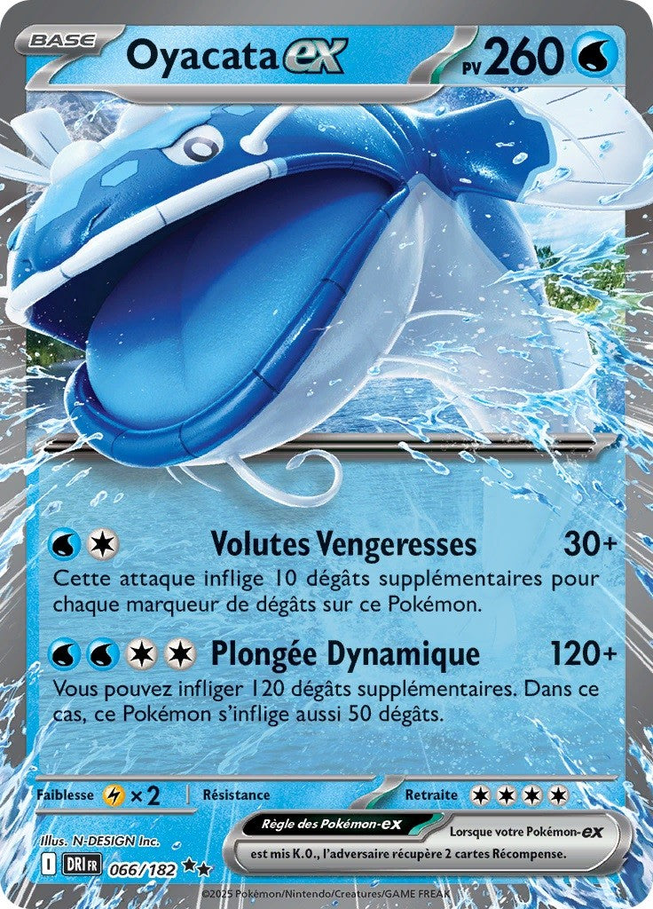 Oyacata ex (DRI 066) - Rivalités Destinées - Carte Pokémon