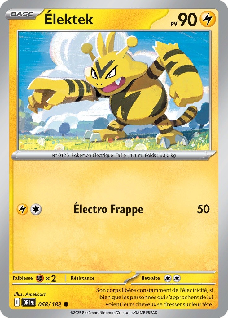 Élektek (DRI 068) - Rivalités Destinées - Carte Pokémon