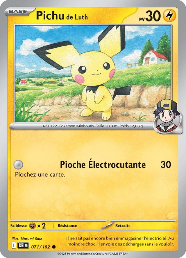 Pichu de Luth (DRI 071) - Rivalités Destinées - Carte Pokémon
