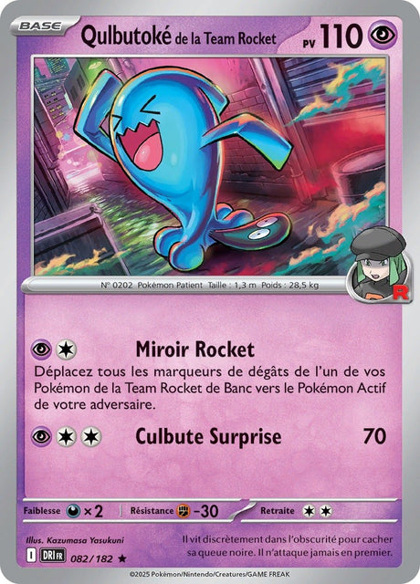 Qulbutoké de la Team Rocket (DRI 082) - Rivalités Destinées - Carte Pokémon