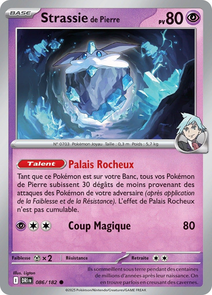 Strassie de Pierre (DRI 086) - Rivalités Destinées - Carte Pokémon