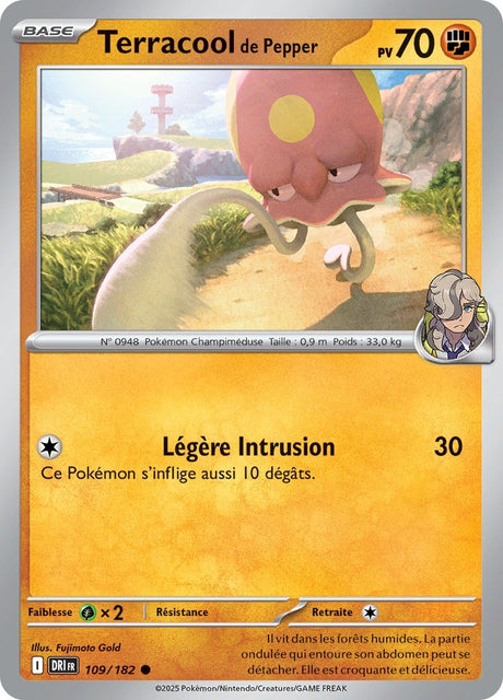 Terracool de Pepper (DRI 109) - Rivalités Destinées - Carte Pokémon