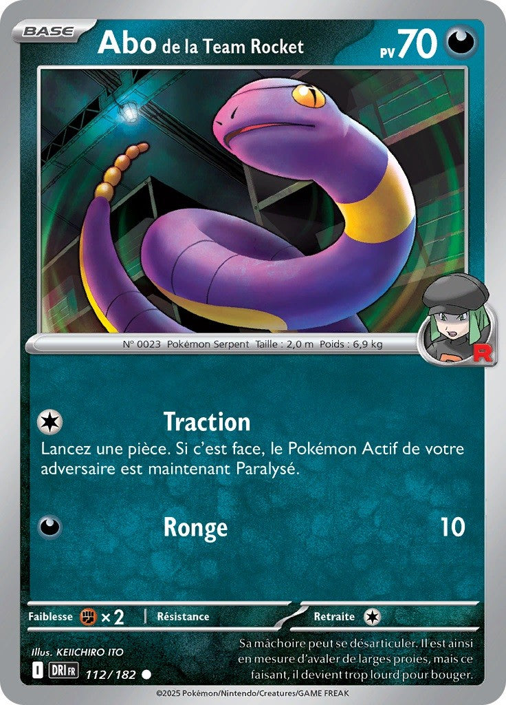Abo de la Team Rocket (DRI 112) - Rivalités Destinées - Carte Pokémon
