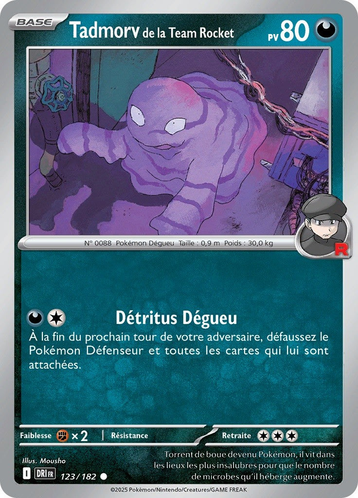 Tadmorv de la Team Rocket (DRI 123) - Rivalités Destinées - Carte Pokémon