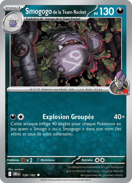 Smogogo de la Team Rocket (DRI 126) - Rivalités Destinées - Carte Pokémon