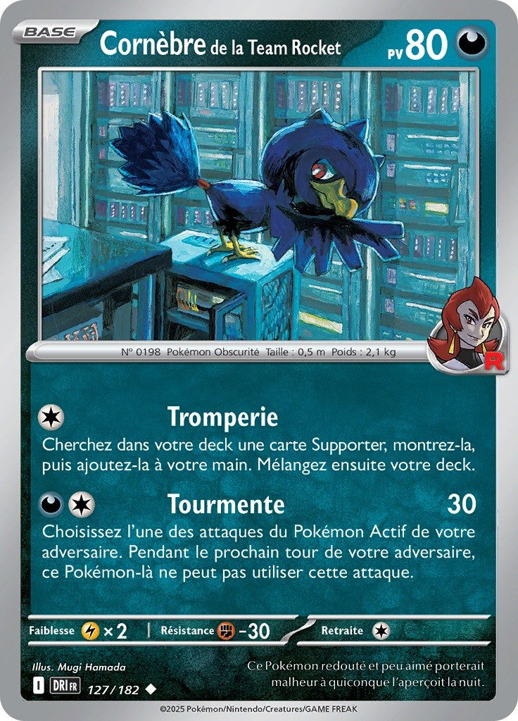 Cornèbre de la Team Rocket (DRI 127) - Rivalités Destinées - Carte Pokémon