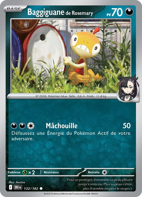 Baggiguane de Rosemary (DRI 132) - Rivalités Destinées - Carte Pokémon