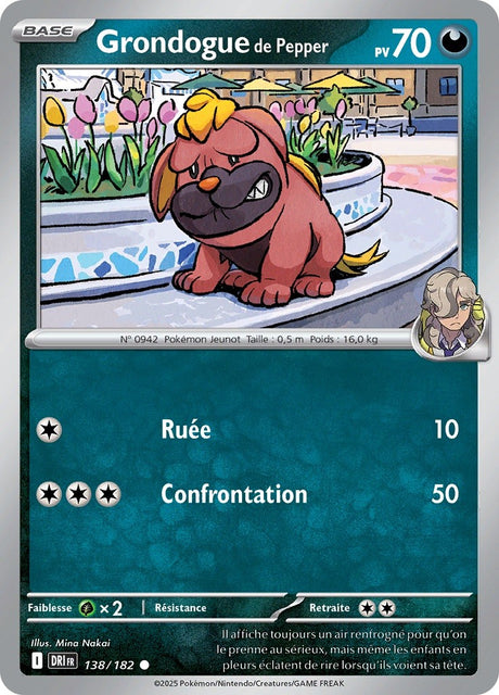 Grondogue de Pepper (DRI 138) - Rivalités Destinées - Carte Pokémon