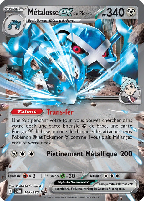 Métalosse ex de Pierre (DRI 145) - Rivalités Destinées - Carte Pokémon