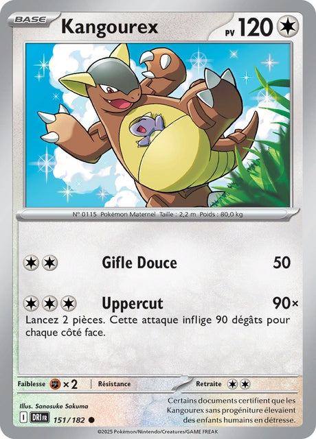 Kangourex (DRI 151) - Rivalités Destinées - Carte Pokémon