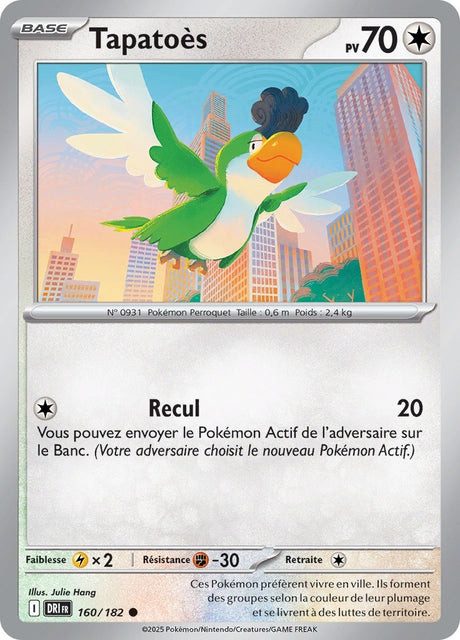 Tapatoès (DRI 160) - Rivalités Destinées - Carte Pokémon