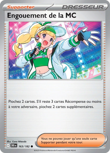 Engouement de la MC (DRI 163) - Rivalités Destinées - Carte Pokémon