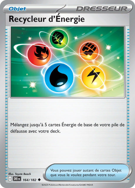 Recycleur d'Énergie (DRI 164) - Rivalités Destinées - Carte Pokémon