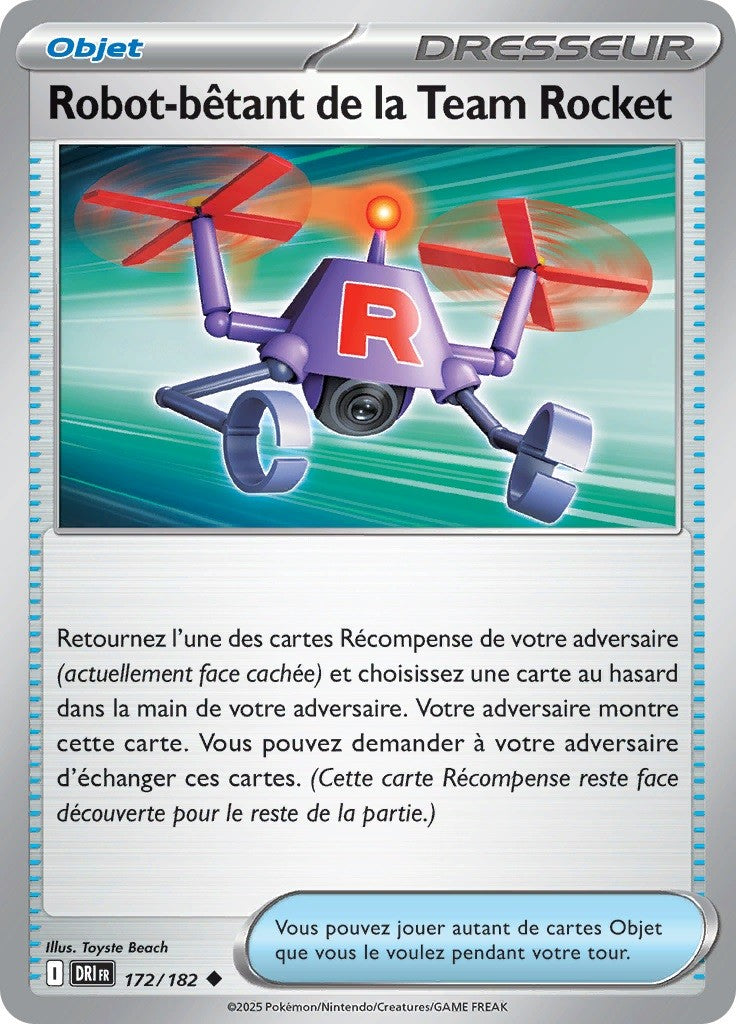 Robot-bêtant de la Team Rocket (DRI 172) - Rivalités Destinées - Carte Pokémon