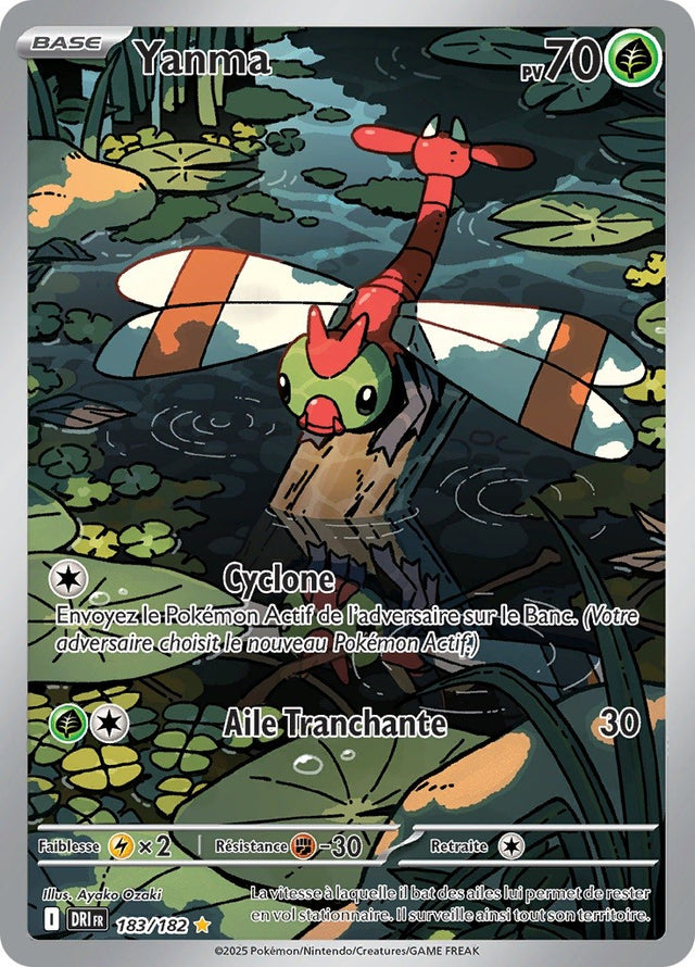 Yanma (DRI 183) - Rivalités Destinées - Carte Pokémon