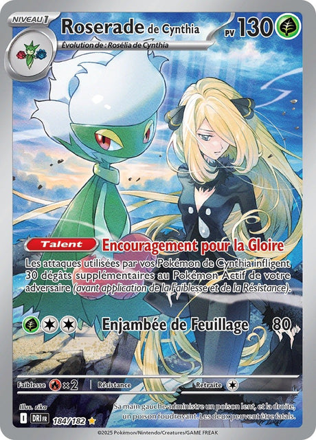 Roserade de Cynthia (DRI 184) - Rivalités Destinées - Carte Pokémon
