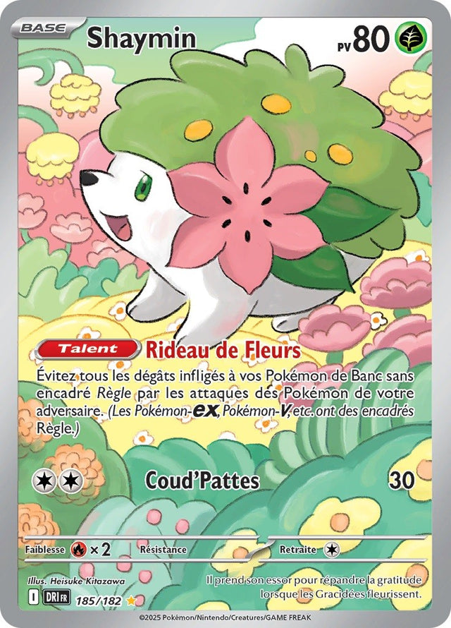 Shaymin (DRI 185) - Rivalités Destinées - Carte Pokémon