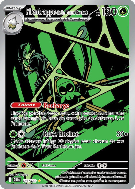 Filentrappe de la Team Rocket (DRI 187) - Rivalités Destinées - Carte Pokémon