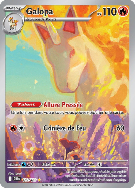 Galopa (DRI 189) - Rivalités Destinées - Carte Pokémon