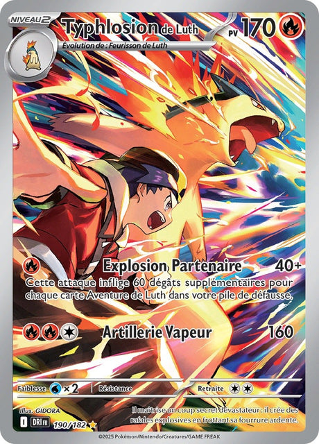 Typhlosion de Luth (DRI 190) - Rivalités Destinées - Carte Pokémon