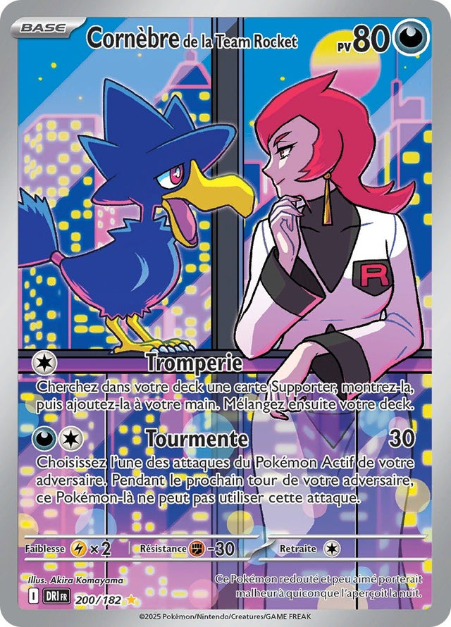 Cornèbre de la Team Rocket (DRI 200) - Rivalités Destinées - Carte Pokémon
