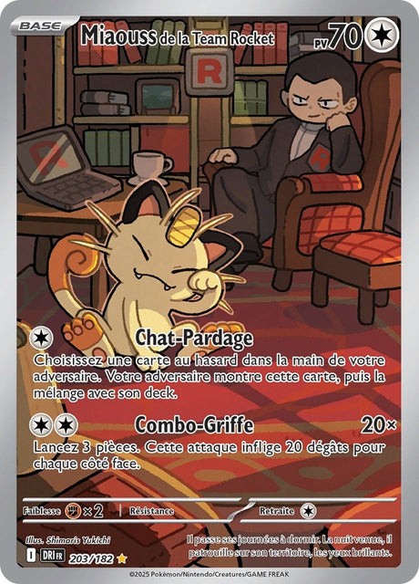 Miaouss de la Team Rocket (DRI 203) - Rivalités Destinées - Carte Pokémon
