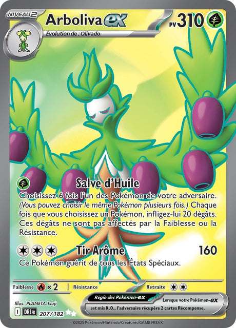 Arboliva ex (DRI 207) - Rivalités Destinées - Carte Pokémon