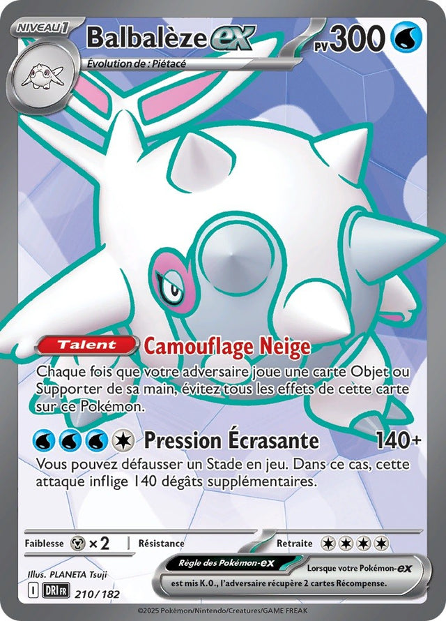 Balbalèze ex (DRI 210) - Rivalités Destinées - Carte Pokémon