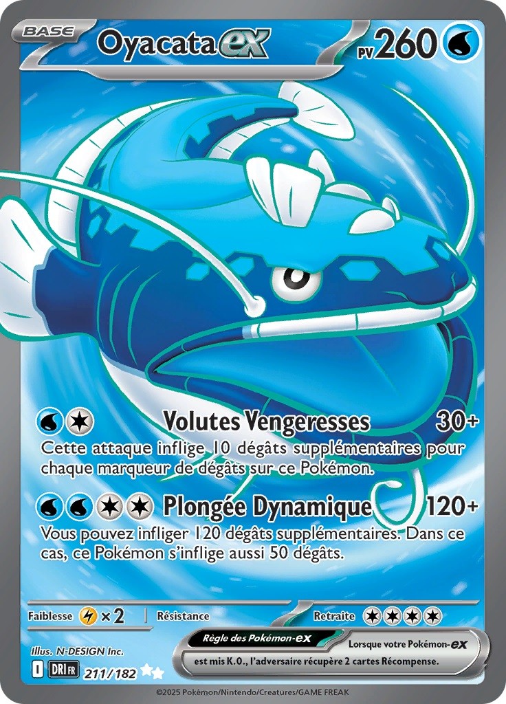 Oyacata ex (DRI 211) - Rivalités Destinées - Carte Pokémon