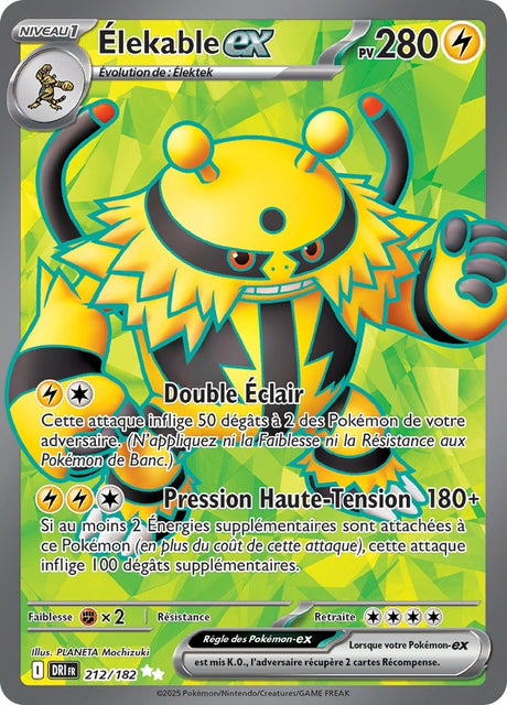 Élekable ex (DRI 212) - Rivalités Destinées - Carte Pokémon