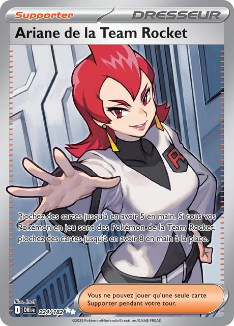 Ariane de la Team Rocket (DRI 224) - Rivalités Destinées - Carte Pokémon