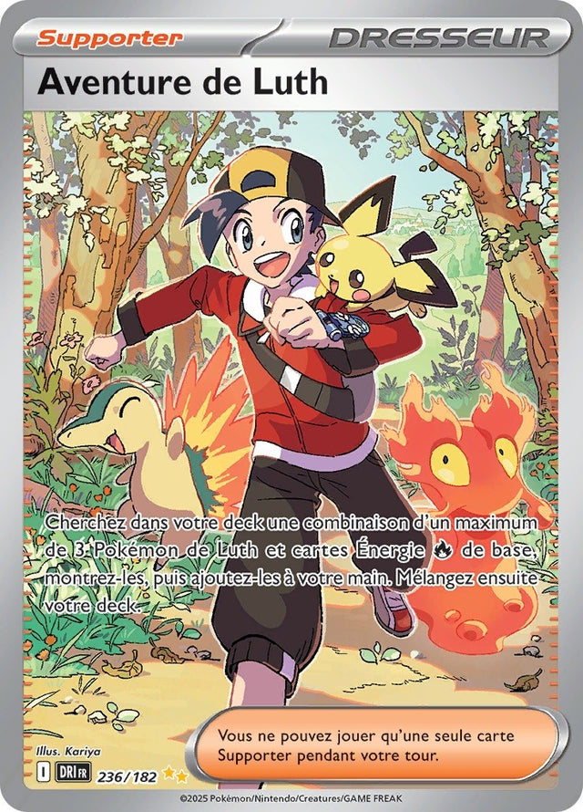 Aventure de Luth (DRI 236) - Rivalités Destinées - Carte Pokémon
