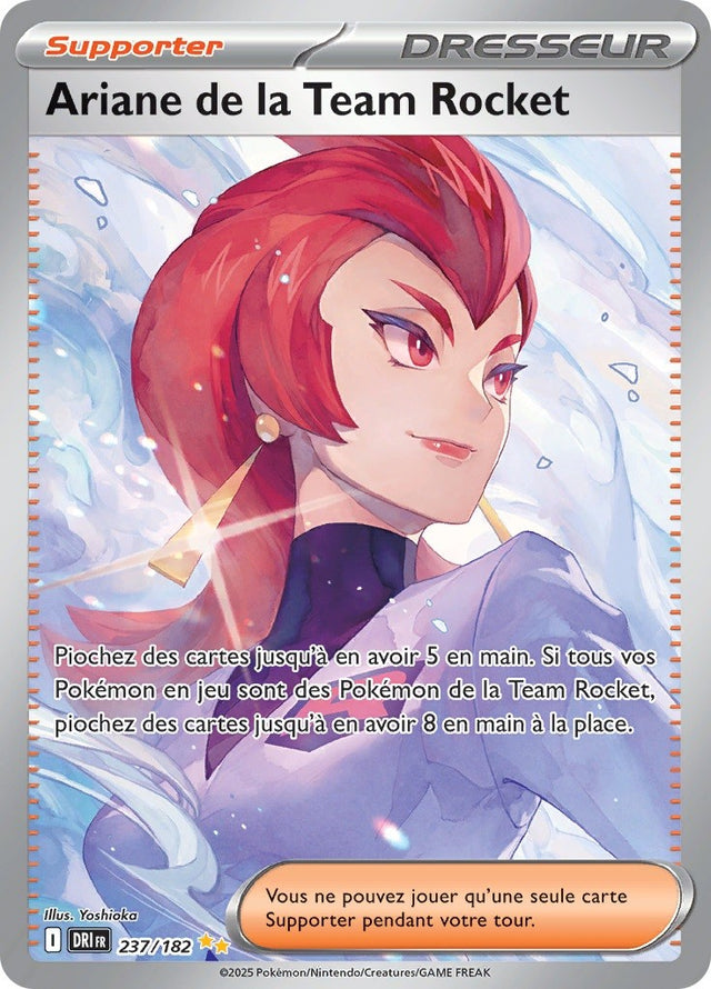 Ariane de la Team Rocket (DRI 237) - Rivalités Destinées - Carte Pokémon