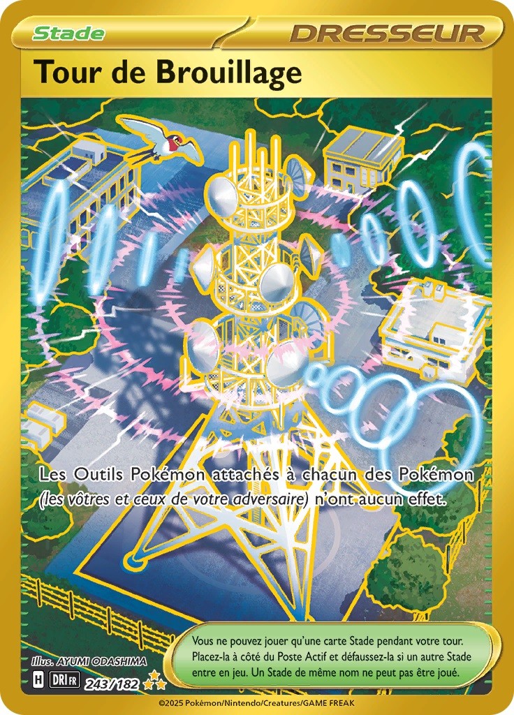 Tour de Brouillage (DRI 243) - Rivalités Destinées - Carte Pokémon