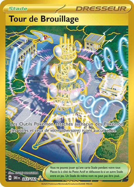 Tour de Brouillage (DRI 243) - Rivalités Destinées - Carte Pokémon