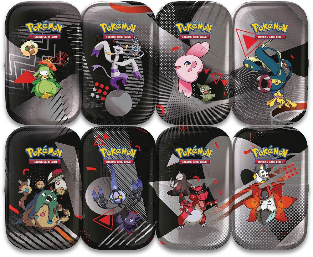 Pokémon - Display de 8 Mini Tins Unys EV10.5 : Foudre Noire & Flamme Blanche
