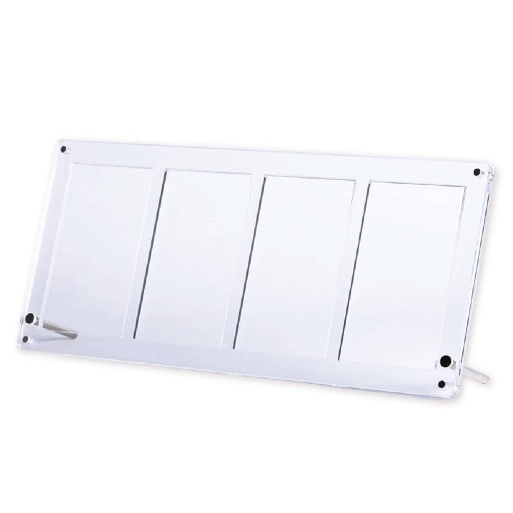 Phoenix Shield - Protection Acrylique Boosters Pokémon - Présentoir 4 Boosters